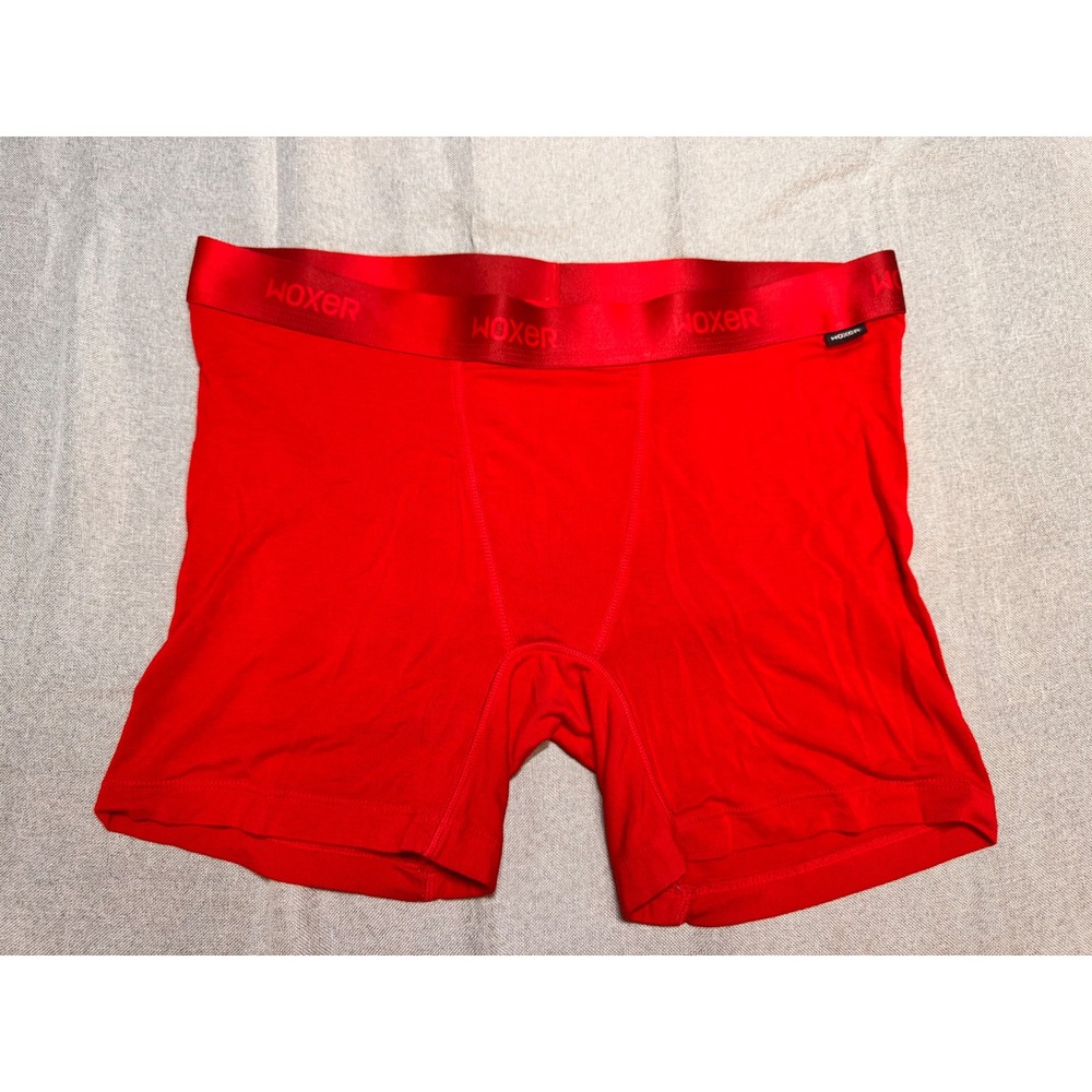 Woxer Stud‎ Boxer Briefs Red Modal Stretch Mens Underwear Size Large